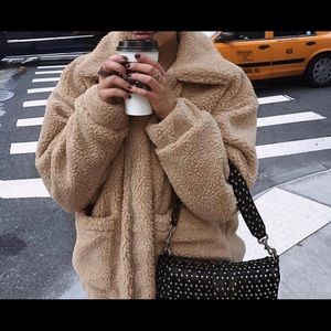 I.AM.GIA Pixie Teddy Coat in Caramel